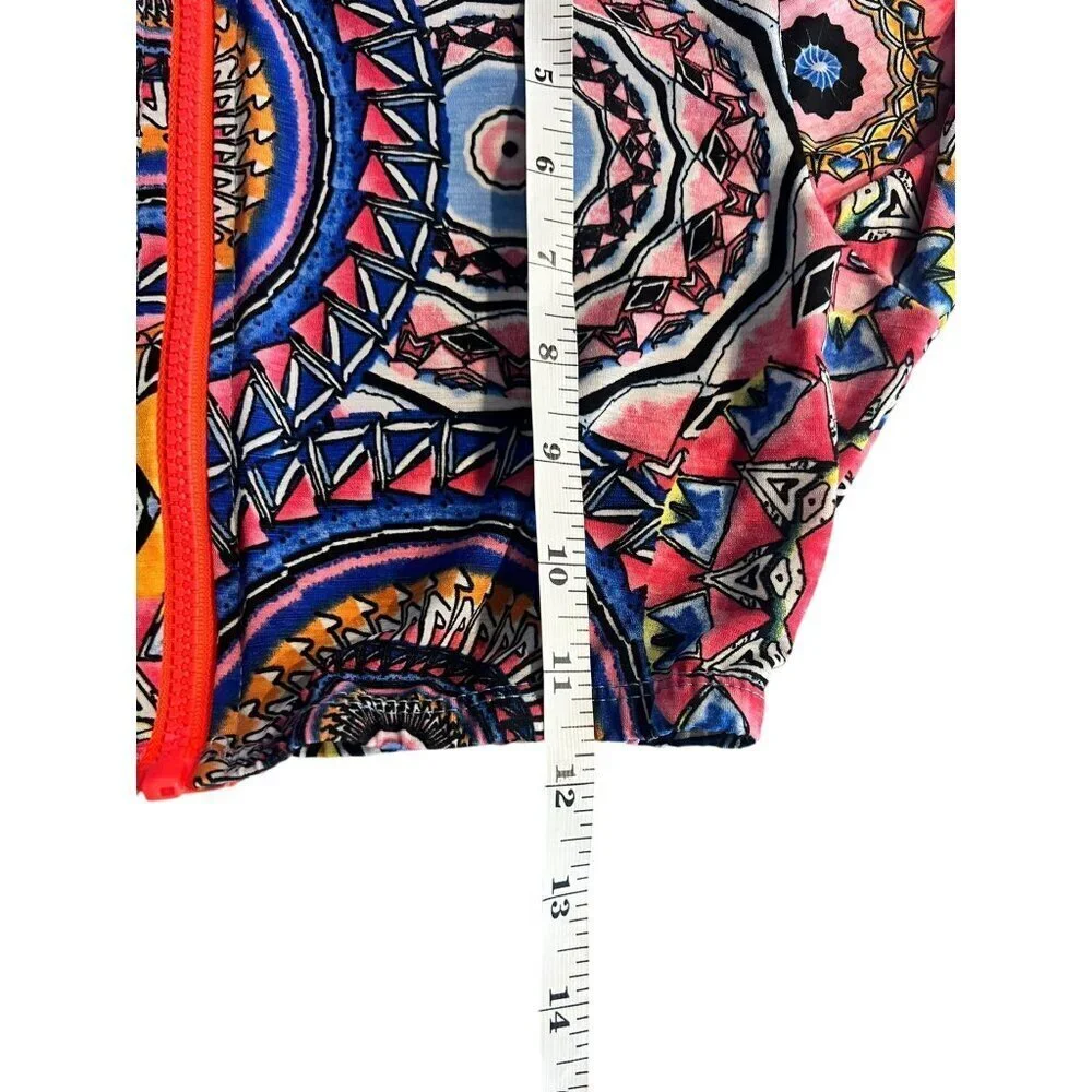 Good Times Women's Full Of Color Long Sleeve Crop Top - Picture 6 of 7